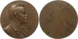 Österreich, Stadt Wien Einseitige Bronzemedaille 1903 v. Hujer, a.d. österreichisch-böhmischen Musiker Anton Barthlmé, 1867 - 1943 Selten, EF mattiert