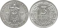 Deutsches Reich, Weimarer Republik 3 Mark Rheinlande -