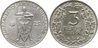Deutsches Reich, Weimarer Republik 3 Mark Rheinlande -