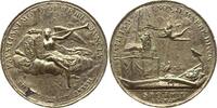 USA / Niederlande, Amsterdam Vergoldete Bronzegussmedaille v. I.G. Holtzhey, auf den Handelsvertrag mit den Niederlanden -