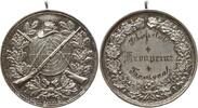 Südafrika - Transvaal Tragbare versilberte Bronzemedaille v. J. & T. Frankfurt, Schützenmedaille, Gravur: Schießclub Kronprinz Transvaal -
