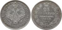 Russland 25 Kopeken Nikolaus I., 1825 - 1855, St. Petersburg -