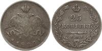 Russland 25 Kopeken Nikolaus I., 1825 - 1855, St. Petersburg -