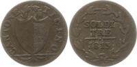Schweiz - Tessin 3 Soldi ohne Mzz. -