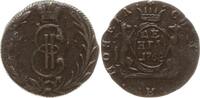 Russland Denga (1/2 Kopeke) Katharina II., 1762 - 1796, Suzun, Prägung für Sibiren -