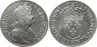 Frankreich, Königreich Ecu à la mèche longue Louis XIV., 1643 - 1715, Troyes -