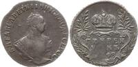 Russland 10 Kopeken (Grivennik) Elisabeth I., 1741 - 1761, Moskau, Roter Münzhof, im Stempel aus 1747 geändert -