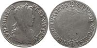Frankreich, Königreich 1/2 Ecu à la mèche longue Louis XIV., 1643 - 1715, Bayonne -