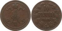 Finnland 10 Penniä Alexander II., 1855 - 1881 -