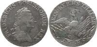 Preußen, Königreich Taler (Sterbetaler) Friedrich II., 1740 - 1786, Berlin -