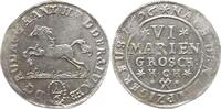 6 Mariengroschen (1/6 Taler) 1696 HCH Braunschweig-Wolfenbüttel Rudolf August und Anton Ulrich, 1685 - 1704, Braunschweig Besser als vorzüglich, ...