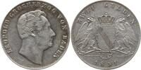 Baden, Großherzogtum Doppelgulden Karl Leopold Friedrich, 1830 - 1852 -