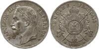 Frankreich, Kaiserreich 5 Francs Napoleon III., 1852 - 1870, Straßburg -