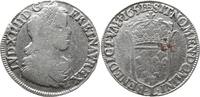 Frankreich, Königreich 1/2 Ecu à la mèche longue Louis XIV., 1643 - 1715, Bayonne -
