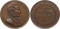 Frankreich, Kaiserreich, Stadt Paris Bronzemedaille Napoleon III., 1852-1870, v. Caqué, Bureau de Bienfaisance, Baptiste de Montyon -