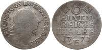1/6 Taler 1771 E Preußen, Königreich Friedrich II., 1740 - 1786, Königsberg Schön / Schön - sehr schön