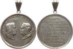 Hessen-Kassel, Landgrafschaft Tragbare Silbermedaille Friedrich II., 1760-1785, v. Körner, 100 J. französische Kirchengemeinde Kassel -