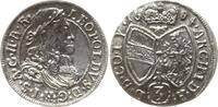 RDR, Haus Habsburg, Grafschaft Tirol 3 Kreuzer (Groschen) Leopold I., 1657 - 1705, Hall -