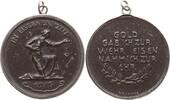 Deutsches Reich, 1. WK Tragbare Eisenmedaille v. Hosaeus, Spendenmedaille, Gold gab ich zur Wehr, Eisen nahm ich zur Ehr -
