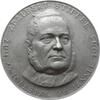 Große einseitige Zinkmedaille 1943 Österreich v. Hartig, a.d. 75. Todestag des Schriftstellers Adalbert Stifter, 1805 - 1868 Vorzüglich - Stempel...