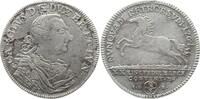 2/3 Taler 1764 IDB Braunschweig-Wolfenbüttel Karl I., 1735 - 1780 Sehr schön, winz. Justierspuren