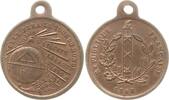 Tragbare Miniatur - Bronzemedaille 1848 Frankreich, 2. Republik a.d. Februarrevolution, Journées de Février, Elle Fera le Tour du Monde Vorzüglic...