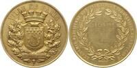 Vergoldete Bronzemedaille o.J. (nach 1880) Frankreich, 3 Republik, Stadt Paris v. Ch. Marey, Preis der Academie des Inventeurs Industriels et Exp...