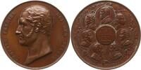 Große Bronzemedaille 1841 Belgien, Königreich, Brüssel, Stadt Leopold I., 1831-1865, v. Jouvenel, Gründung der Académie Royale de Médecine Besser...