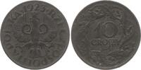 Polen, Generalgouvernement 10 Groszy Zink -