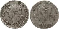 Frankreich, Constitution 15 Sols Louis XVI., 1774 - 1793, Limoges, 1er sem. -