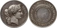 Silbermedaille 1875 Frankreich, Normandie, Stadt Louviers v. Barre, Preismedaille Landwirtschaft, Comice Agricole de Louviers, Eure Sehr selten, ...