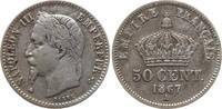 Frankreich, Kaiserreich 50 Centimes Napoleon III., 1852 - 1870, Paris -