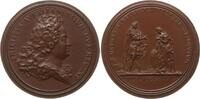 Frankreich, Königreich Bronzemedaille v. Saint-Urbain, auf die Regentschaft von Philippe II de Orléans, 1715 - 1723 -