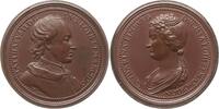 Lothringen, Herzogtum Bronzemedaille v. Saint-Urbain, auf Matthäus II., 1220 - 1251, u. Gemahlin Katharina v. Limburg -