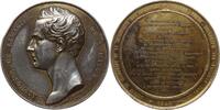 Frankreich, 2. Republik Große Bronzemedaille v. Bovy u. Massonnet, auf Alphonse de Lamartine, Brb. n.l. / 17 Zeilen Schrift -