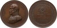 Große Bronzemedaille 1856 Belgien, Königreich, Stadt Antwerpen Leopold I., 1831 - 1865, v. Hart, Grundsteinlegung der Straße nach Kattendijke Sel...