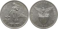 Philippinen 1 Peso San Francisco, curved serif on 1 -