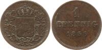 Bayern, Königreich 1 Pfennig Maximilian II. Joseph, 1848 - 1864 -