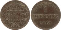 Bayern, Königreich 1 Pfennig Maximilian II. Joseph, 1848 - 1864 -