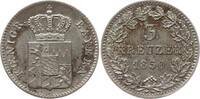 Bayern, Königreich 3 Kreuzer Maximilian II. Joseph, 1848 - 1864 -