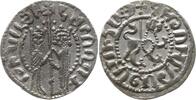 Armenien Tram Hetoum I. und Zabel, 1226 - 1271, Herrscherpaar / Löwe n.r. vor Patriachenkreuz -