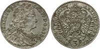 RDR, Haus Habsburg, Tirol 3 Kreuzer (Groschen) Karl VI., 1711 - 1740, Hall -