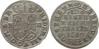 Brandenburg-Preußen, Kurfürstentum 1/12 Taler Friedrich III., 1688 - 1701, Minden, Var.: v. Schr. 565 -