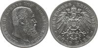 Deutsches Kaiserreich, Königreich Württemberg 5 Mark Wilhelm II., 1891 - 1918 -