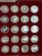 2011 - 2015 25 x 10 Euro Sammlung Silber 625 Automobil - Cranach 26 verschiedene Typen Proof in Kapsel teilweise leichte Patina