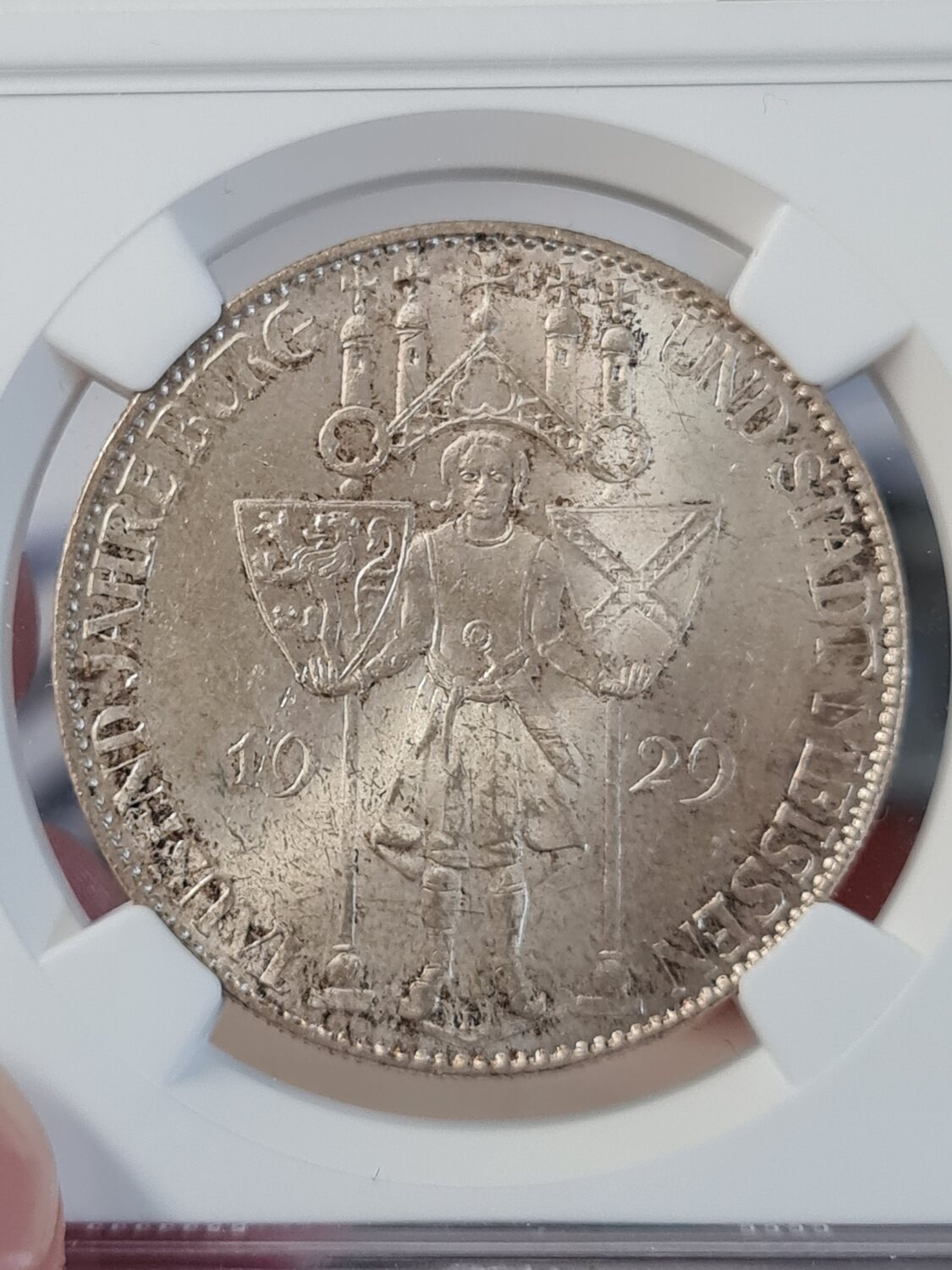 GERMANY 1929E 5 Mark Meissen NGC MS 63 | MA-Shops