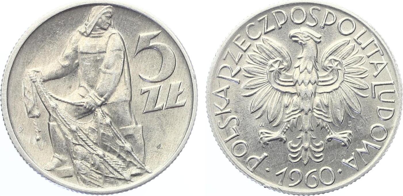 Монета 1987 Polska Rzeczpospolita 5zt