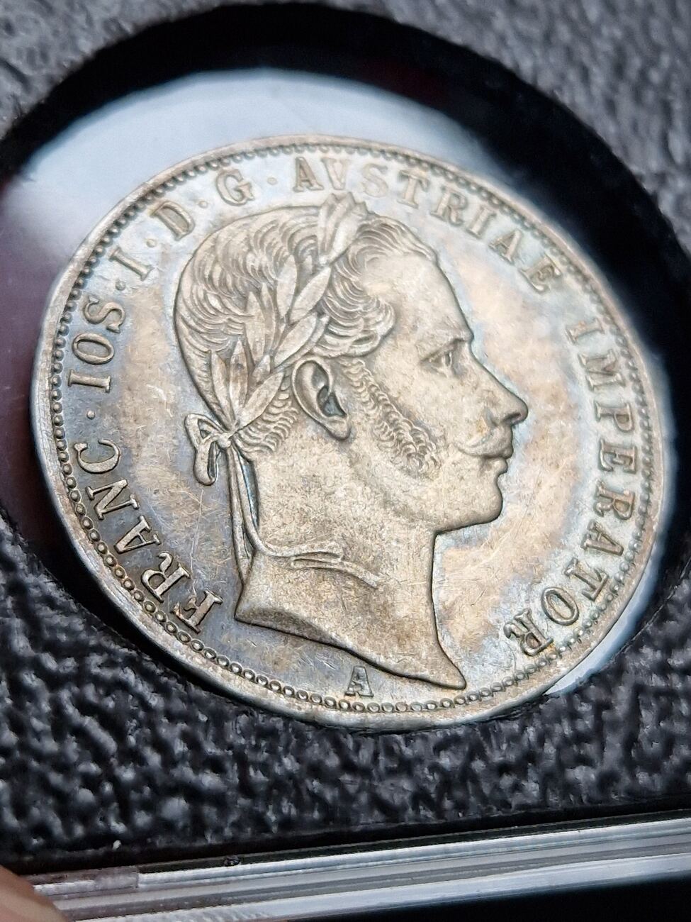 1861 A Österreich Ungarn Florin 1861 Franz Joseph I Florin EF wunderschöne Patina MA Shops