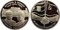  1989  Medaille Treffen Gorbatschow und Weizäcker 1989 in Bonn pp