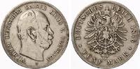 5 Mark Preussen Wilhelm I Picture